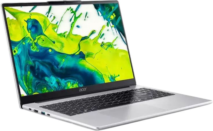 Laptop 15,6" Acer Aspire Lite 15 AL15-45P, Light Silver, AMD Ryzen 7 5825U, 16GB/512GB, Linux eShell