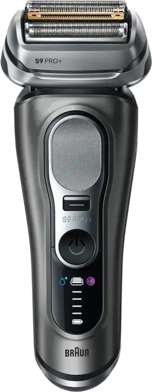 Электробритва Braun Series 9 Pro+ 9615s, сеточная система бритья 5+1, Wet & Dry, 10D адаптация к контурам, Li-ion аккумулятор, серебристый, Made in Germany