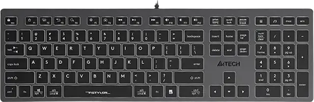 Tastatură A4Tech FX60, Cu fir, Gri