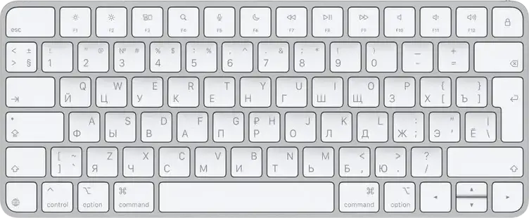Tastatură Apple Magic Keyboard A3203 USB-С, Fără fir, Alb