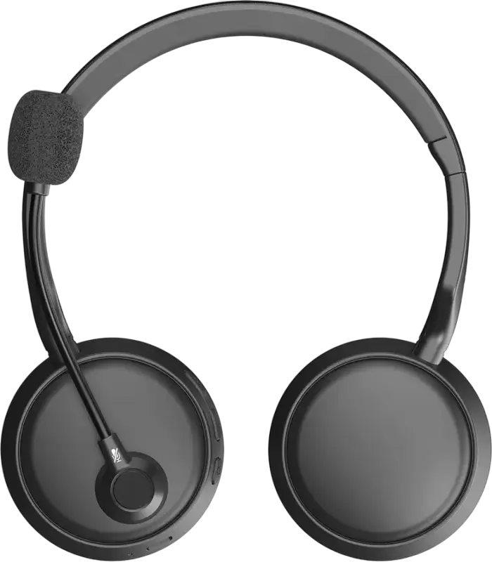 Casca Wireless A4Tech Fstyler BH230 Bluetooth 5.3, Microfon cu Anulare Zgomot AI, Difuzoare 40mm, Baterie 55h, Design Pliabil On-Ear, USB-C, Negru