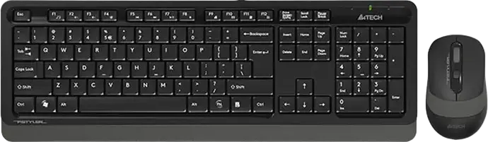 Set Tastatură + Mouse A4Tech FG1010S, Fără fir, Gri