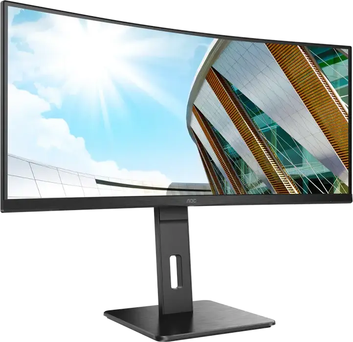 34" Monitor AOC CU34P2A, VA 3440x1440 WQHD, Negru