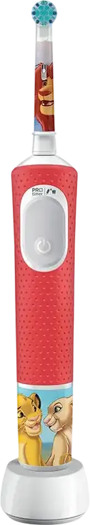 Periuță de dinți electrică Braun Oral-B Pro Kids Lion King, Roșu | Alb