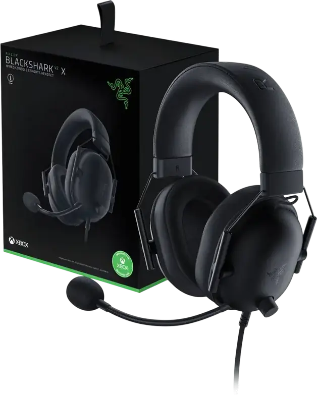 Casca Gaming Razer BlackShark V2 X cu fir, Drivere TriForce 50mm, Microfon Cardioid HyperClear, Sunet Surround 7.1, Izolare Pasiva Zgomot, Negru
