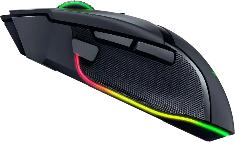 Razer Basilisk V3 Pro Wireless Gaming Mouse, Focus Pro 30K Optical Sensor, 30,000 DPI, 11 Programmable Buttons, Chroma RGB, HyperScroll Tilt Wheel, Black