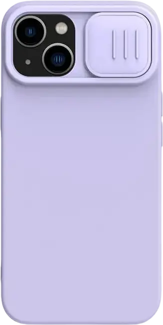 Husă Nillkin iPhone 14 Plus, CamShield Silky Silicone, Violet