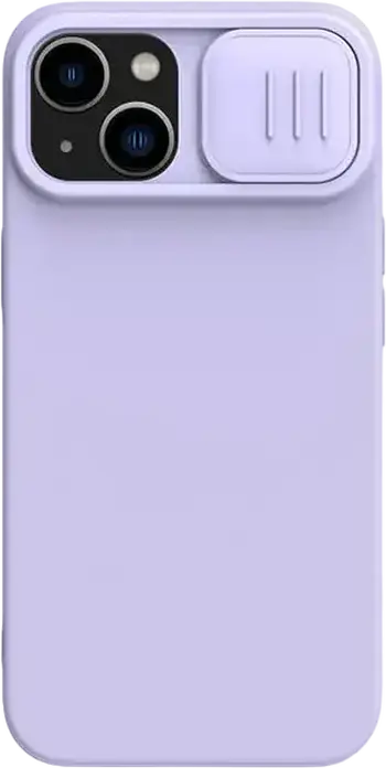 Husa Nillkin CamShield Silky Silicone pentru iPhone 14 Plus, Silicon Lichid cu Capac Glisant pentru Camera, Captusala Microfibra, Protectie Totala