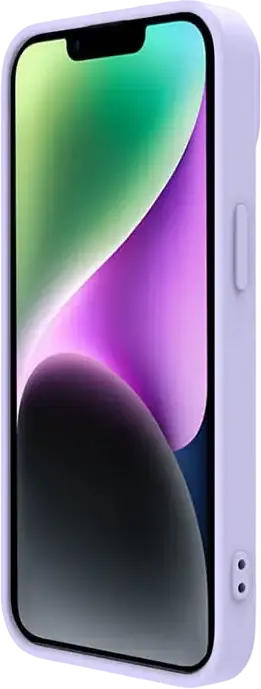 Husa Nillkin CamShield Silky Silicone pentru iPhone 14 Plus, Silicon Lichid cu Capac Glisant pentru Camera, Captusala Microfibra, Protectie Totala