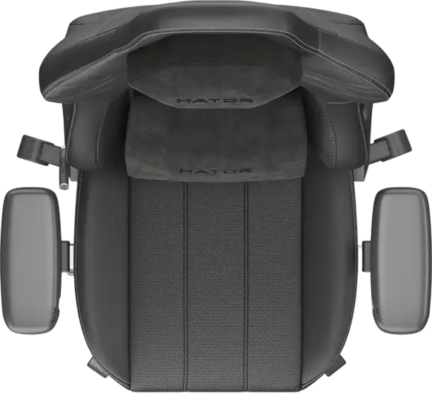 Scaun Gaming HATOR Arc 3 XL HTC3400XL, Piele PU HybridFiber, Cotiere Ajustabile 4D, Baza Aluminiu, Gas Lift Clasa 4, Suport Max 180kg, Reclinare 170°, Negru