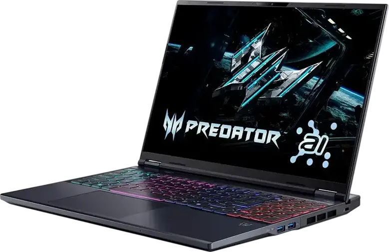Laptop Gaming 16" Acer Predator Helios 16 AI PH16-73, Abyssal Black, Intel Core Ultra 9 275HX, 32GB/1024GB, Linux eShell