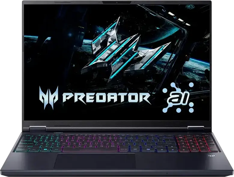 Acer Predator Helios 16 AI PH16-73 Gaming Laptop, 16" WQXGA 240Hz IPS, Intel Core Ultra 9 275HX, 32GB DDR5, 1TB SSD, RGB Keyboard, Aluminum, Abyssal Black