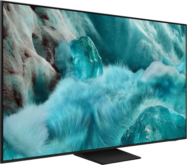 Televizor Samsung QE75Q7F5AUXUA 75" QLED 4K UHD Smart TV, Procesor Q4 AI, HDR10+, 100% Volum Culori, Tizen OS, Q-Symphony, Telecomandă SolarCell, Negru
