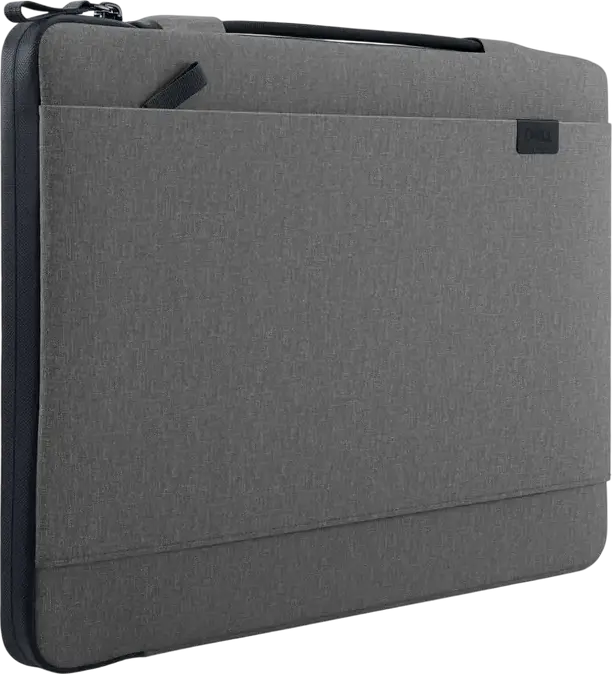 Dell EcoLoop Urban Laptop Sleeve CV4625 460-BDWR for 15"-16" Laptops, Water Resistant Sustainable Textile Case with Exterior Pocket, Grey
