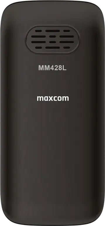 Телефон для пожилых MaxCom Comfort MM428L, цветной экран 1.8", Dual-SIM, кнопка SOS, FM-радио, фонарик, крупные клавиши с подсветкой, USB Type-C, черный