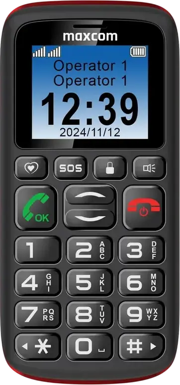 Telefon mobil MaxCom MM428L, Negru