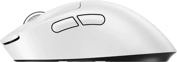 Mouse Gaming Wireless Logitech G PRO X Superlight 2 DEX, Senzor HERO 2 44K DPI, Rata Polling 8000Hz, Switch-uri Hibride LIGHTFORCE, Ergonomic Dreptaci, Alb