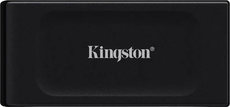 Kingston XS1000 Portable External SSD 1TB USB 3.2 Gen 2, Read up to 1050MB/s, Write up to 1000MB/s, Compact Metal and Plastic Design, Black