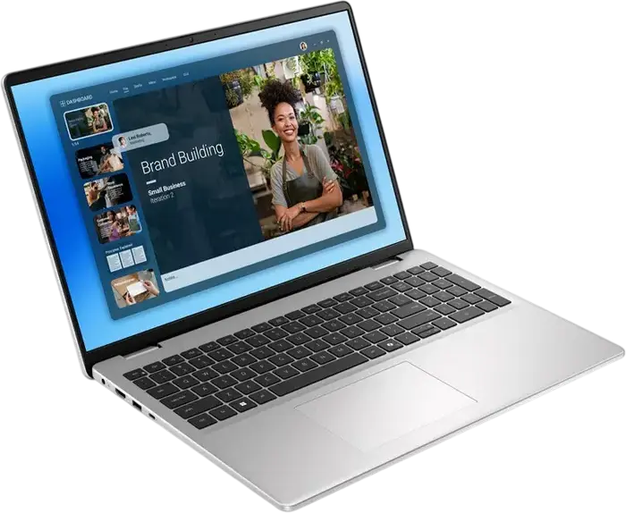 Laptop Business 16" DELL 16 DC16251, Platinum Silver, Intel Core 7 150U, 16GB/1024GB, Windows 11 Pro