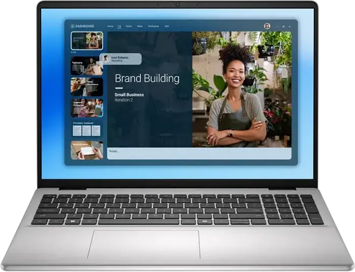 Laptop Business Dell 16 DC16251 16" FHD IPS Intel Core 7 150U 16GB DDR5 1TB SSD NVIDIA GeForce MX570A Windows 11 Pro Platinum Silver