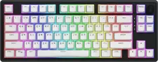 Tastatură HATOR Skyfall 80, Cu fir / Fără fir, Negru | Alb