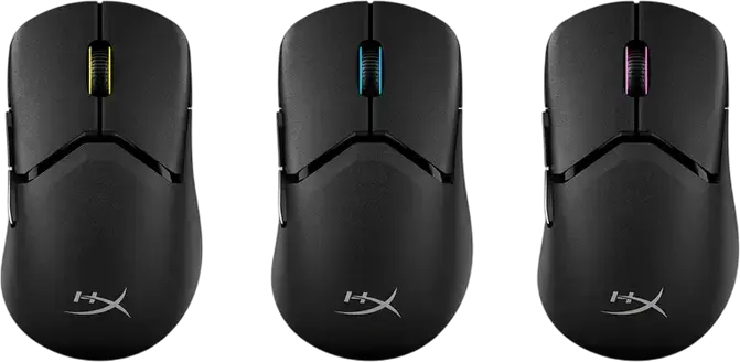 HyperX Pulsefire Saga Gaming Mouse A2PB3AA, 26,000 DPI HyperX 26K Sensor, 8000Hz Polling Rate, Optical Switches, Modular Design, RGB, Wired, Black