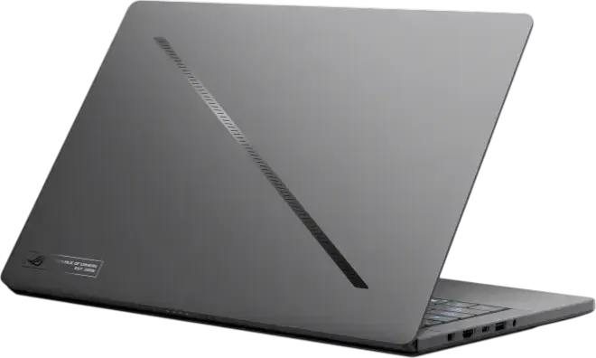 Laptop Gaming ASUS ROG Zephyrus G14 GA403GM, 14" 3K OLED 120Hz Nebula HDR, AMD Ryzen AI 9 465, NVIDIA GeForce RTX 5060 8GB GDDR7, 32GB LPDDR5X, 1TB SSD, Wi-Fi 7, Eclipse Gray