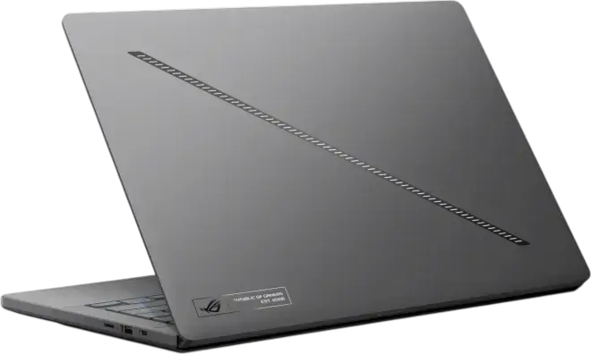 Laptop Gaming ASUS ROG Zephyrus G14 GA403GM, 14" 3K OLED 120Hz Nebula HDR, AMD Ryzen AI 9 465, NVIDIA GeForce RTX 5060 8GB GDDR7, 32GB LPDDR5X, 1TB SSD, Wi-Fi 7, Eclipse Gray