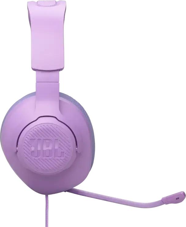 JBL Quantum 100M2 Wired Over-Ear Gaming Headset - Purple, with QuantumSOUND Signature, Detachable Boom Microphone, Memory Foam Ear Cushions, 3.5mm Jack