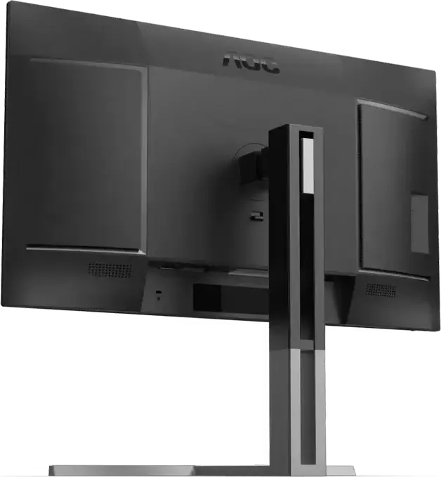 Монитор AOC U27U3CV Graphic Pro 27" 4K UHD Nano IPS, 3840x2160, HDR400, 98% DCI-P3, USB-C 96W PD, KVM, RJ45, Calman Ready, эргономичная подставка, черный/серебристый