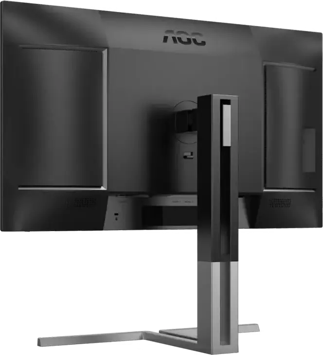 Монитор AOC U27U3CV Graphic Pro 27" 4K UHD Nano IPS, 3840x2160, HDR400, 98% DCI-P3, USB-C 96W PD, KVM, RJ45, Calman Ready, эргономичная подставка, черный/серебристый