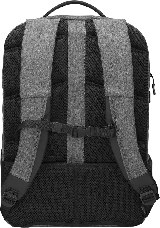 Lenovo Urban B730 Laptop Backpack for 17.3 inch Laptops, 24L Capacity, Water-Resistant Polyester, Anti-Theft Pocket, Luggage Strap, Grey