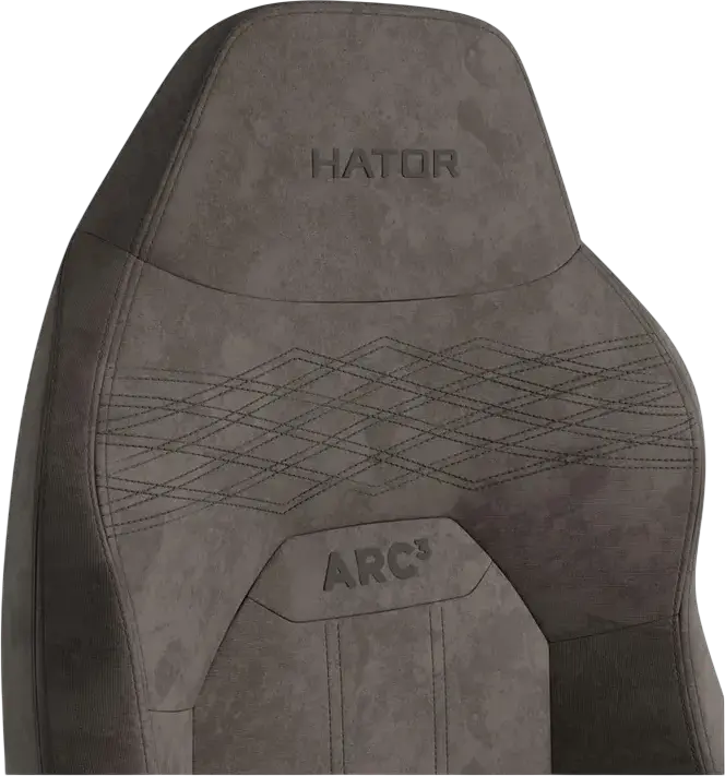Scaun Gaming HATOR Arc 3 L, Tapițerie Velur, Cotieră 4D Reglabilă, Lift Gaze Clasa 4, Bază Aluminiu, Înclinare 170°, Suport Max 150kg, HTC3442L