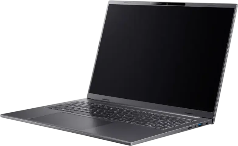 Ноутбук Acer Aspire 16 AI A16-52M, Intel Core Ultra 7 256V (Lunar Lake), 16GB LPDDR5X RAM, SSD 1TB PCIe 4.0 NVMe, OLED экран 16" 2K, Графика Intel Arc Graphics, Wi-Fi 7, Корпус из алюминия Steel Gray