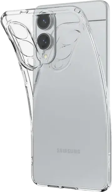 Spigen Liquid Crystal Case for Samsung Galaxy S25 Edge, Clear Flexible TPU Cover with Air Cushion Technology and Anti-Yellowing Protection