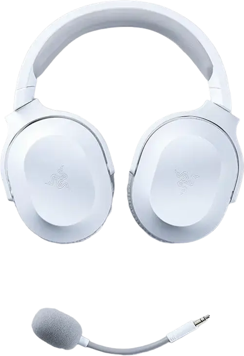 Casca Gaming Wireless Razer Barracuda X - Mercury, PC, PlayStation, Mobile, Drivere TriForce 40mm, HyperSpeed 2.4GHz, Bluetooth, 3.5mm, Microfon Detasabil HyperClear, Baterie 50h, 250g