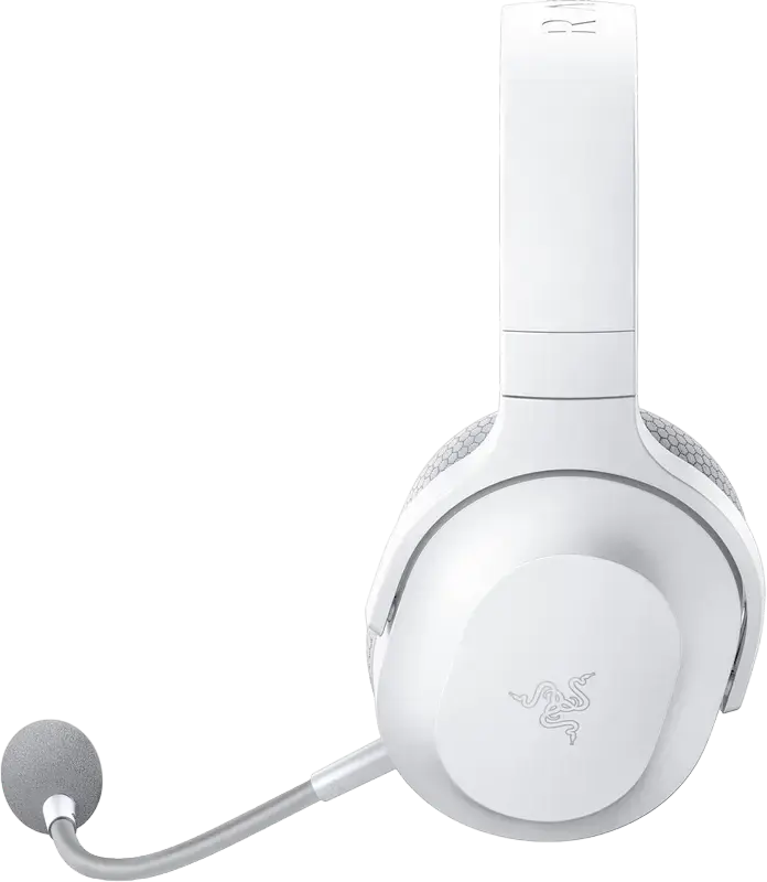 Casca Gaming Wireless Razer Barracuda X - Mercury, PC, PlayStation, Mobile, Drivere TriForce 40mm, HyperSpeed 2.4GHz, Bluetooth, 3.5mm, Microfon Detasabil HyperClear, Baterie 50h, 250g