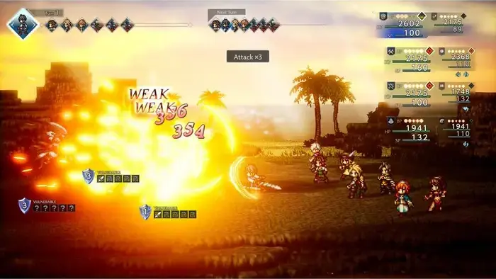 Octopath Traveler for PlayStation 5 PS5 - Square Enix HD-2D RPG Game Disc - DualSense Support, Command-Based Combat, Break & Boost System