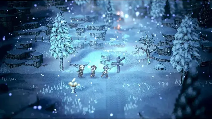 Octopath Traveler for PlayStation 5 PS5 - Square Enix HD-2D RPG Game Disc - DualSense Support, Command-Based Combat, Break & Boost System