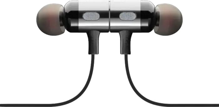 Casca Bluetooth Stereo Cellularline Motion In-Ear, Casti Wireless cu Banda de Gat si Inchidere Magnetica, Design din Metal, Microfon Integrat, Negru