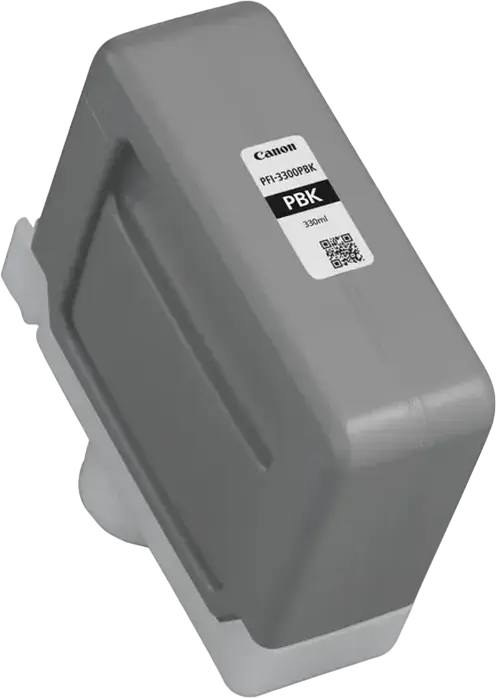 Cartuș de cerneală Canon PFI-3300 PBK, 330ml, Negru Foto