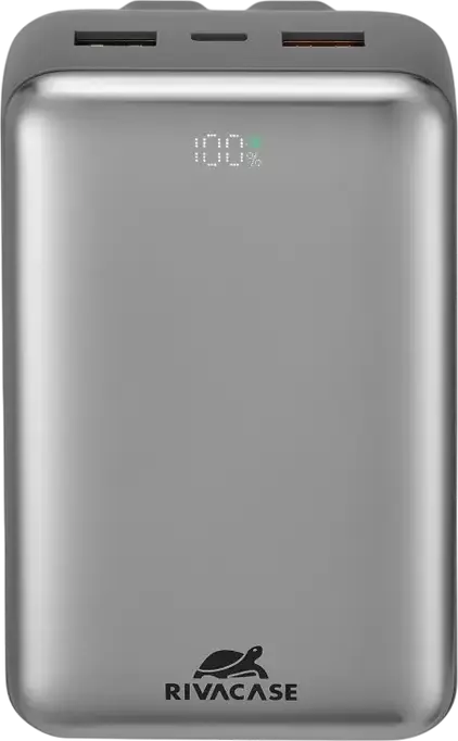 Acumulator extern Rivacase VA2612, 20000mAh, Argintiu