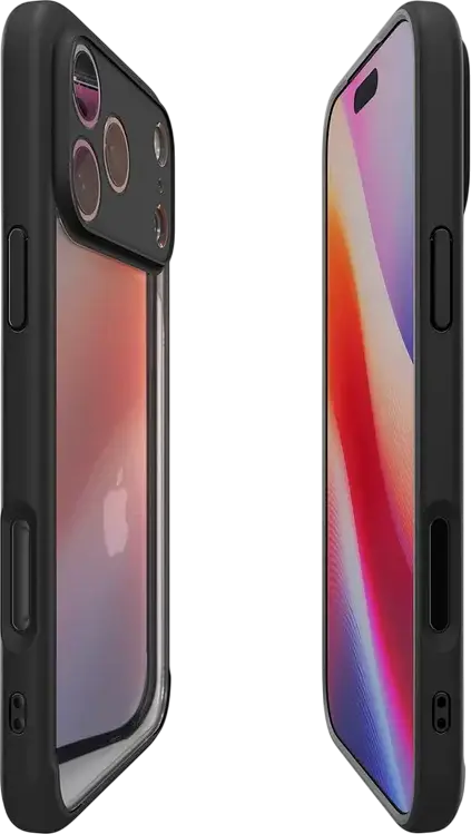 Spigen Ultra Hybrid Case for Apple iPhone 17 Pro, TPU and Polycarbonate Hybrid Construction, Slim Drop Protection Transparent Matte Cover
