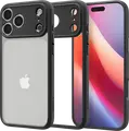 Spigen Ultra Hybrid Case for Apple iPhone 17 Pro, TPU and Polycarbonate Hybrid Construction, Slim Drop Protection Transparent Matte Cover