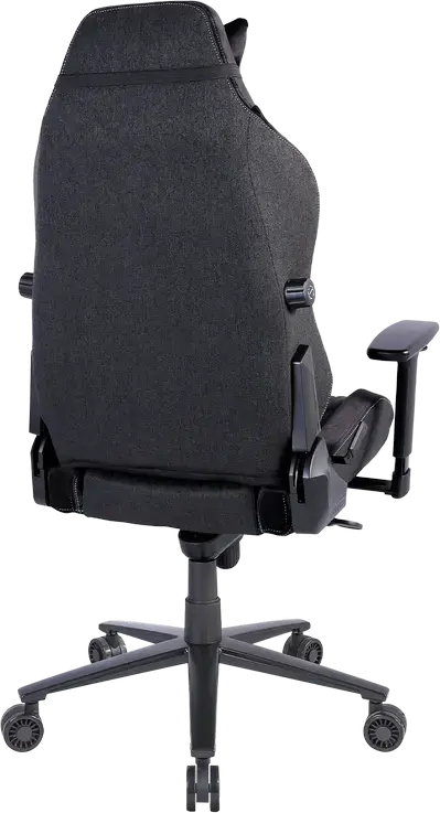 HATOR Ironsky Gaming Chair, Fabric & PU Leather, 3D Ergonomic Armrests, Multi-block Mechanism, Class 4 Gas Lift, 170° Recline, Max Load 120kg, Black