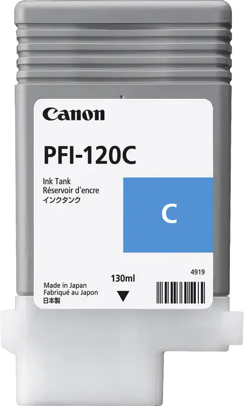 Cartuș de cerneală Canon PFI-120, 130ml, Cyan
