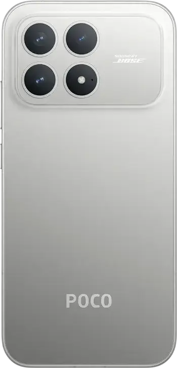 Smartphone Xiaomi Poco F8 Pro - Snapdragon 8 Elite, 12GB RAM, 512GB, Ecran AMOLED 6.59" 120Hz, Cameră Triplă 50MP, Baterie 6210mAh, Încărcare Rapidă 100W, IP68, Android 16, Argintiu
