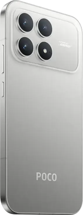 Smartphone Xiaomi Poco F8 Pro - Snapdragon 8 Elite, 12GB RAM, 512GB, Ecran AMOLED 6.59" 120Hz, Cameră Triplă 50MP, Baterie 6210mAh, Încărcare Rapidă 100W, IP68, Android 16, Argintiu