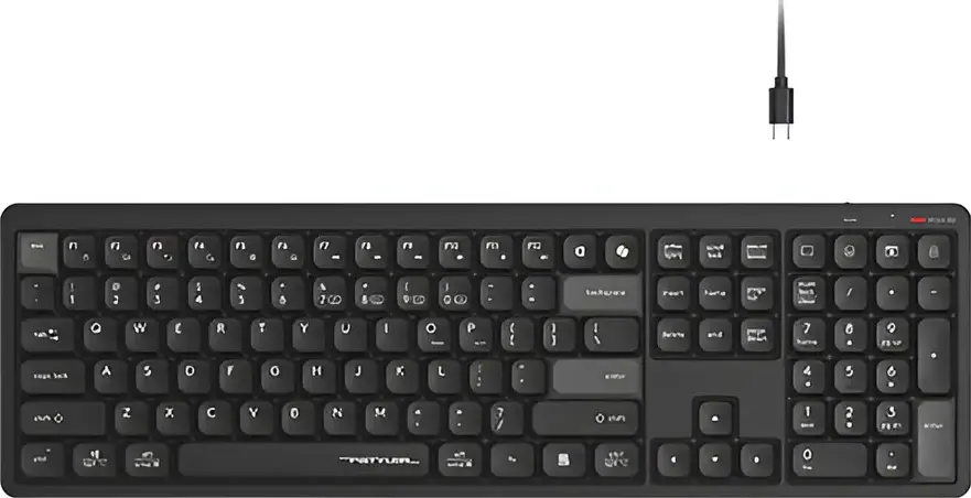 Tastatură A4Tech FBX55C, Fără fir, Gri