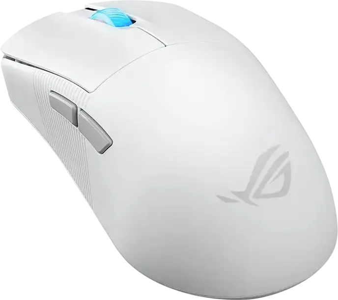 ASUS ROG Harpe Ace Mini Wireless Gaming Mouse, White, 42,000 DPI ROG AimPoint Pro Sensor, 8,000Hz Polling Rate, ROG 100M Optical Switches, Bluetooth, Wireless RF